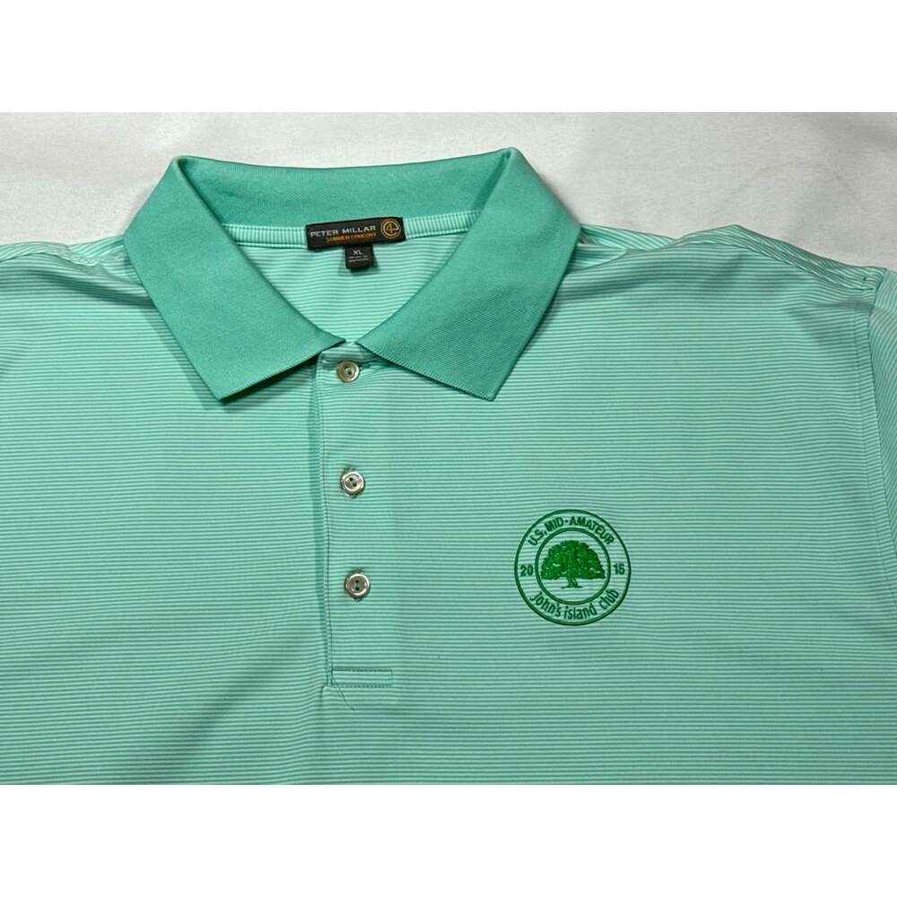 Peter Millar Green US Mid-Amateur 2015 John's Island Club Polo Shirt XL
